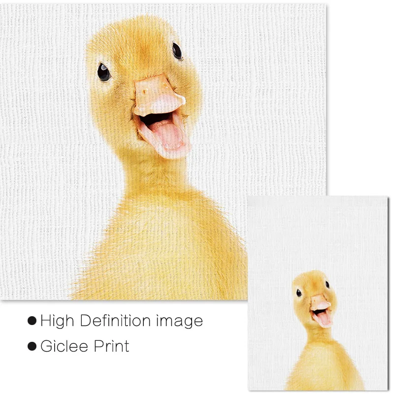 Картина на холсте с животными настенная живопись львом пандой Мопсом кошкой