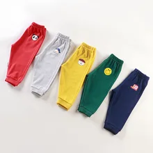 Розничная, новые теплые штаны для детей от 0 до 2 лет, однотонные повседневные спортивные штаны для мальчиков и девочек детская одежда для бега детские штаны