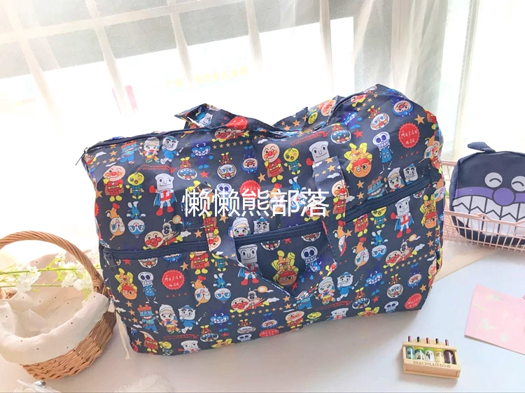 1 шт. 40 см Anpanman Мода Аниме портативная дорожная сумка многоразовые сумки-тоут складные сумки для хранения багажа Новые