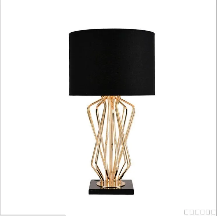 

Modern post-modern living room marble metal wind designer new classical model room study individuality desk lamp
