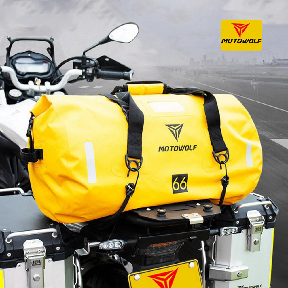 

40L 66L 90L Motorcycle Tail Package handbag Long-distance Backpack 6 Level Waterproof Large Capacity Motorcycle Bag