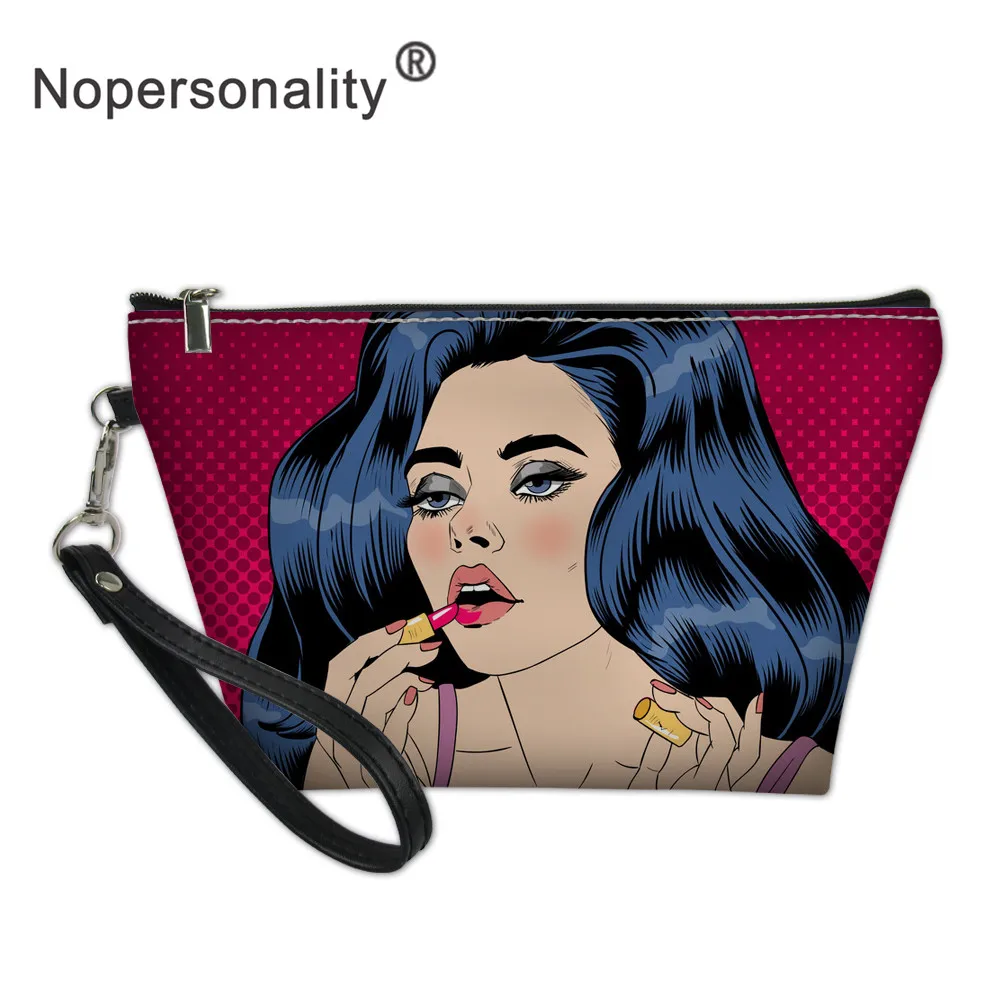 Nopersonality, косметичка для губ с принтом губной помады, для женщин, портативный дорожный органайзер для макияжа, Сумка Для Хранения Туалетных принадлежностей, сумка для мытья - Цвет: YY2178Z8