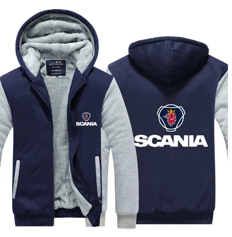 3 Зимняя плотная куртка с капюшоном толстовка на молнии с капюшоном Scania стильная повседневная утепленная куртка на молнии S-5XL-2 лет - Цвет: 3