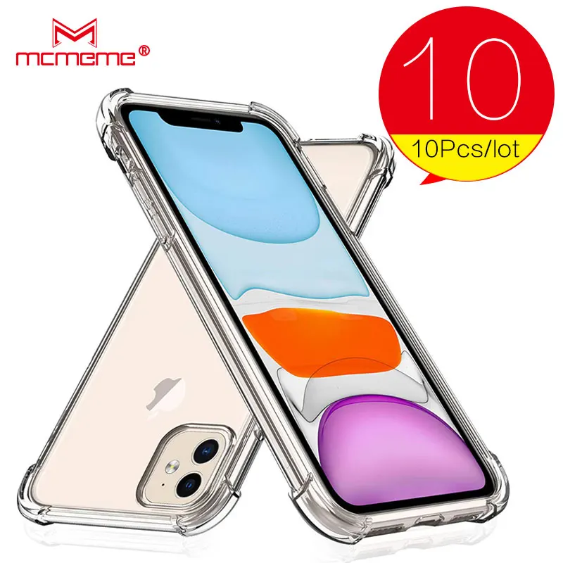 10 шт. чехол для iPhone 11 на iPhone 11 Pro XR X XS Max роскошный мягкий силиконовый чехол для телефона iPhone 11Pro Max Coque