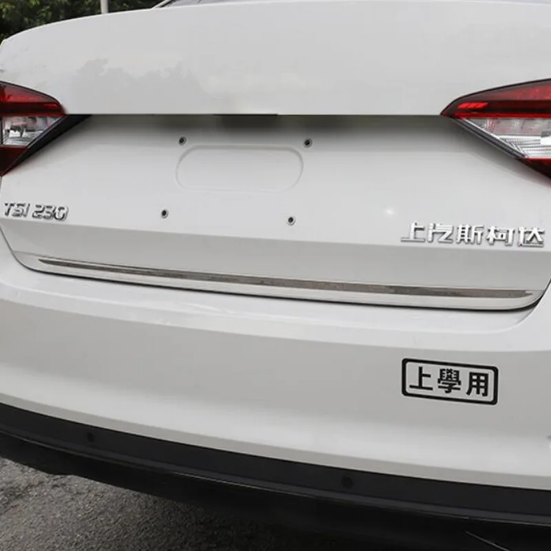 Tonlinker внешняя накладка на передний/задний бампер наклейка для SKODA OCTAVIA-19 автомобильный Стайлинг 1/3 шт Наклейка на крышку из нержавеющей стали