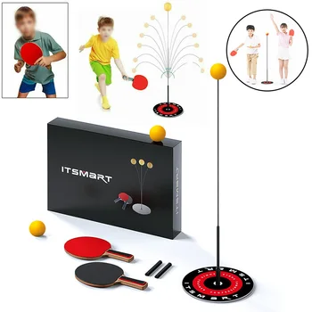

Trainer Table Tennis Paddles Equipment Children's Base Balls Set Family