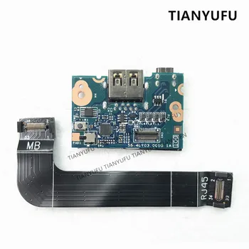 

For Lenovo ThinkPad X1 Carbon GEN 2nd 3rd Audio Subcard RJ45 USB Port Board w/ Cable 04X5600 00HN985 04X5599 tested 100% work