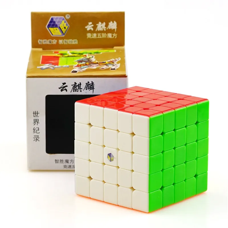 YuXin YuQiLin 5x5x5 Профессиональный многоцветный высококачественный волшебный куб быстрый ультра-Гладкий 5x5 кубар-Рубик на скорость детские