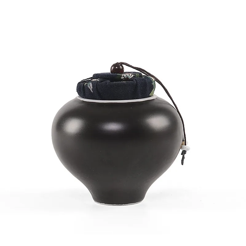 Black 6 цветов, мини чайная канистра, банки для конфет, коробка для хранения специй, горшок для кухни, закусок, герметичные банки, переносной контейнер для еды, банки - Цвет: Black