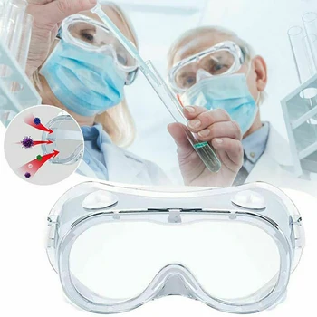

Clear Anti Dust Safety Glasses Eye Protective Goggle Anti Pollution Anti-splash Spectacles For Factory Lab Working Eyewear