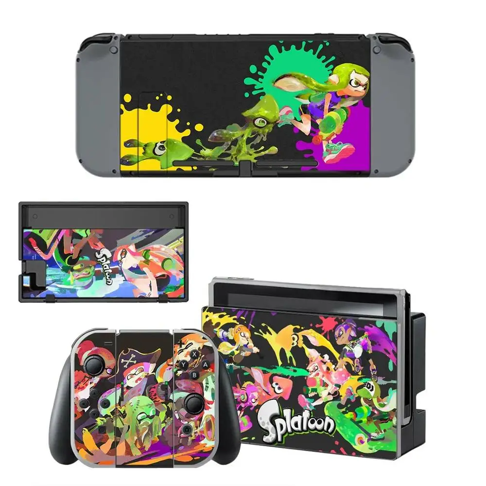 Splatoon 2 наклейки для nintendo switch для nintendo Switch консоли Joy-con наклейки для док-станции контроллера - Цвет: YSNS0975