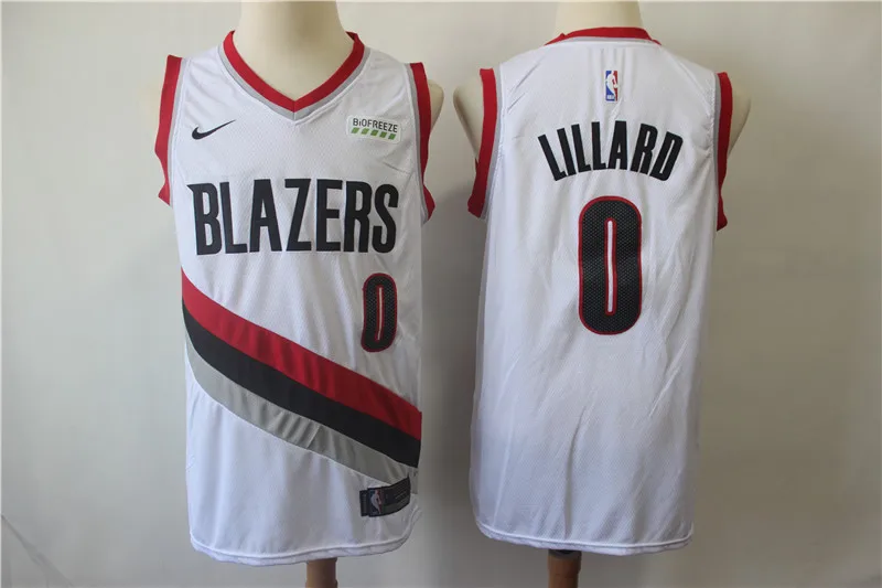 MEN Новинка мужской baskeball Портленд#0 Damian Lillard#3 c. J. McCollum Майки - Цвет: MEN