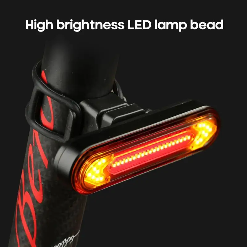 

Bicycle Lights Bicycle Bike Rear LED Tail Light Wireless USB Remote Control Turn Signals Laser Bicycle Accessories Dropshipping
