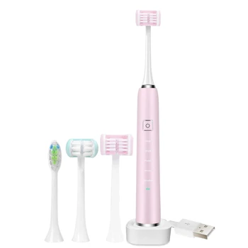 

U-Shaped Three Side Electric Toothbrush Replacement Brush Heads Deep Cleaning Included Wraps Teeth Toothbrush