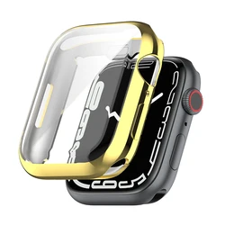 Ultimate Durable Protective Case with Soft Cover & Screen Protector for 38MM Series 3 2 1 (Gold)