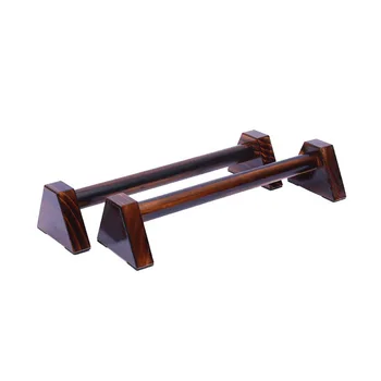 

30 40 50cm H Shaped Double Rod Charcoal Wooden Push-Up Stands Handstand Balance Parallel Bar 1 Pair Fitness Bracket Gym Chest