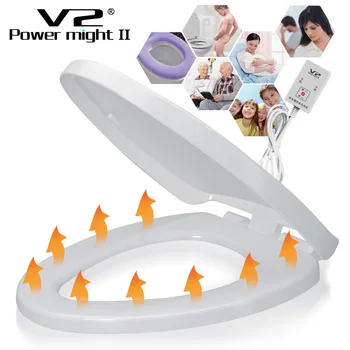 

V2 Automatic Lift Heating Toilet Cover Automatic Constant Temperature Smart Slow Rise General Thick Cover Automatic Slow Lift Po