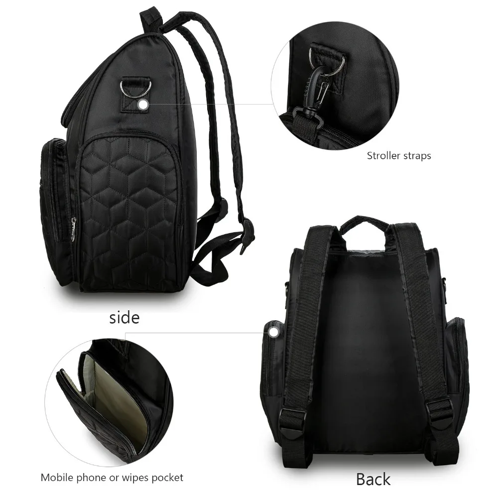 3 шт./компл. сумка для ухода за младенцем bolsa feminina коляска для подгузников рюкзак вместительные, для будущих мам мягкий подгузник сумки Детская сумка-Органайзер
