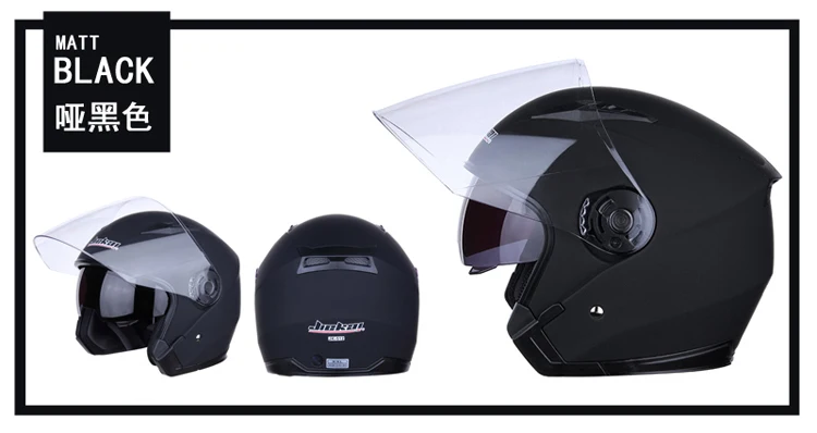 H03bc87c781e34bd5b3e6725cf833061da Helmet Scooter Electric Motorbike Motor Van Men Women Vintage Double Visor Helmets Suitable for Four Seasons M-XL Mallzona