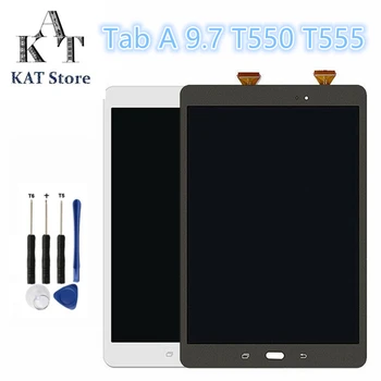 

KAT LCD Screen Replacement For Samsung Galaxy Tab A 9.7 SM-T550 T550 T551 T555 LCD Display Touch Screen Quality Guarantee