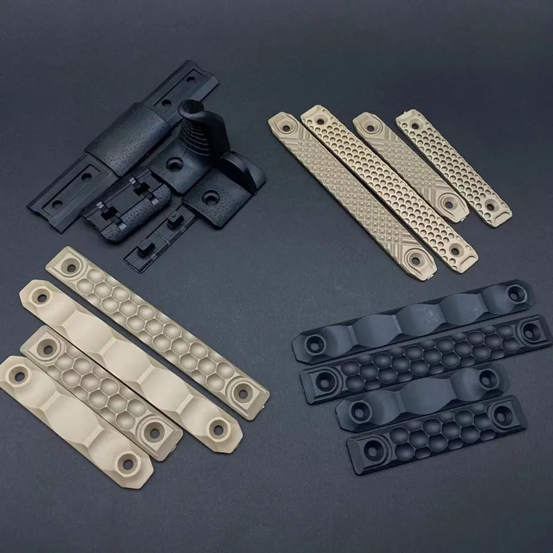 Airsoft Accessories 4pcs/Set M-lok Handguard Rail Panel Cover Handle Blocking Kit Keymod Hunting Tool | Спорт и развлечения