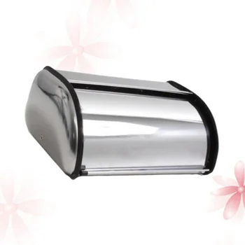 

1pc Bread Storage Case Container Kitchen Bread Box Kitchen Gadget for Bakery (Small Size 34X23X14.5CM with Window with Handle Si