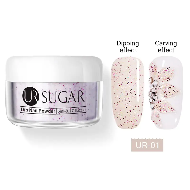 01 Ur Sugar основа гель Топ гель натуральный сухой активатор кисти заставка для Dip ногтей порошок Жидкость - Цвет: 01