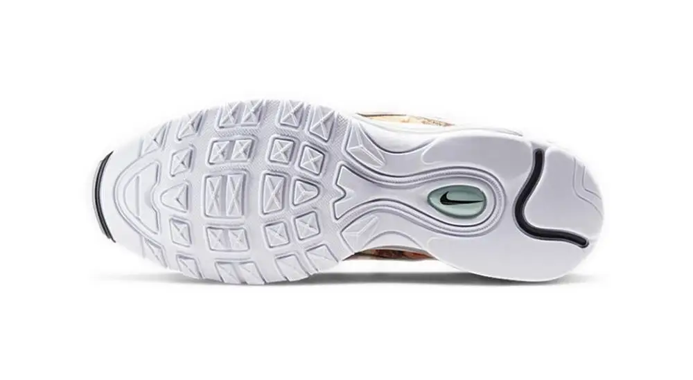 Original Cushion Jogging Shoes Nike Air Max 97 White Red Women's Sneakers Breathable Unisex Nike Airmax 97 Men Running Shoes
