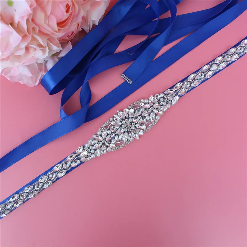Steentjes свадебный пояс Sash Серебряный алмаз кристалл бруиды Riem Voor Trouwjurk Decoratie