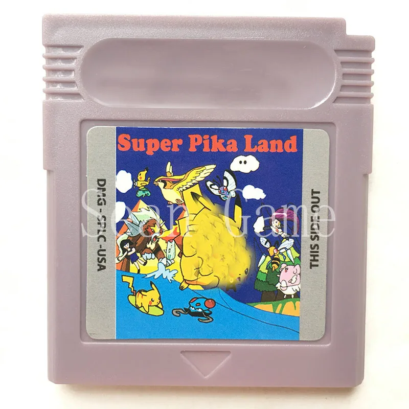 16 бит портативная консоль видео игровая карта-картридж для Super pik Land версия первая коллекция