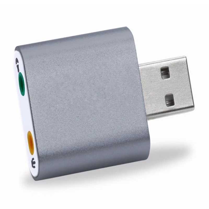 1 шт. мини Внешняя USB 2 0 7 CH Виртуальная Аудио Звуковая карта адаптер конвертер для