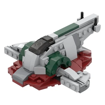 

Star Series Wars MOC - Micro Slave 1 And Bracket Building Blocks Bricks Compatible Star Movie Wars Model Series Assembly Toys