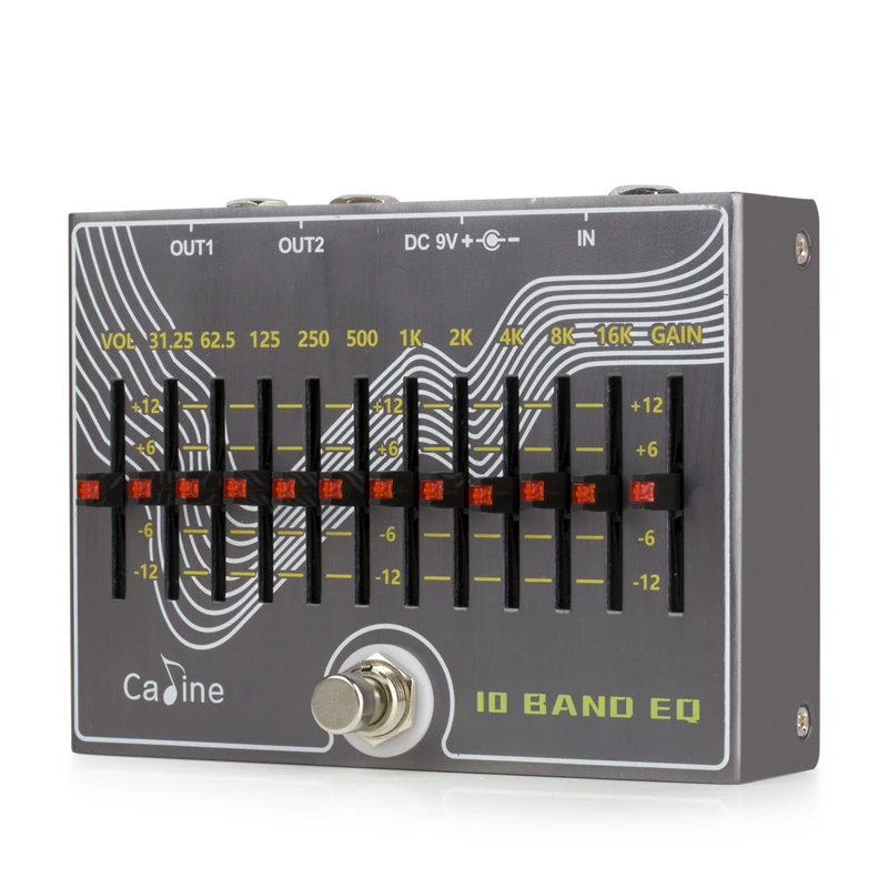 Pedal de Efeito Guitarra com Volume Caline Band - Ganho Cp-81 10 eq - Image 2