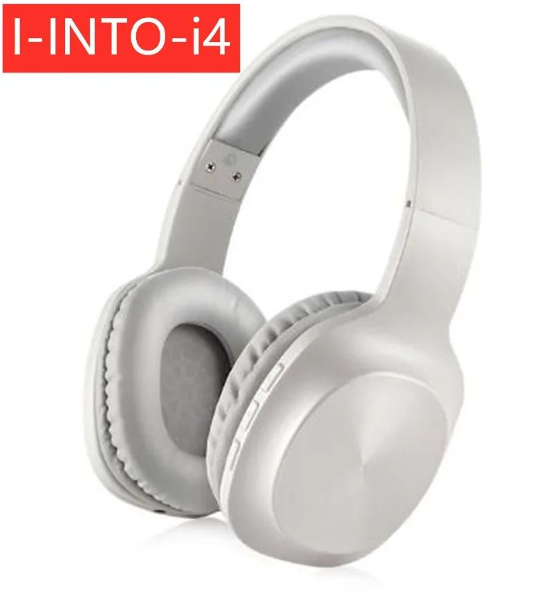 I-INTO i4 стерео аудио Mp3 Bluetooth гарнитура Беспроводные наушники Поддержка TF карта с микрофоном воспроизведение 10 часов