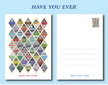 

HAVE YOU EVER British Illustration Hand Painted Retro Greeting Card 1pcs Delicate Classical Retro Recycled Postcard Gift