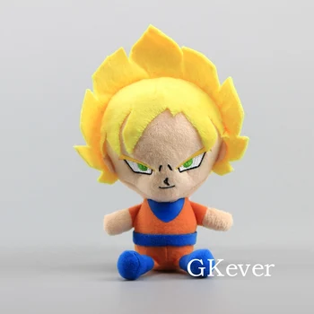 

20cm New Arrivals Dragon Ball Z Goku Plush Doll Toys Japan Anime Yellow Hair Goku Plush Toy baby kids Christmas Birthday Gift