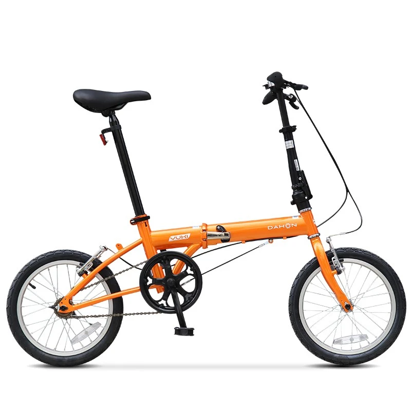 Vouwfiets Dahon Fiets Yuki Hoge Carbon Staal KT610 Single Speed 16 Inch  Urban Fietsen Commuter Jongens En Meisjes Volwassen fiets|Bicycle| -  AliExpress