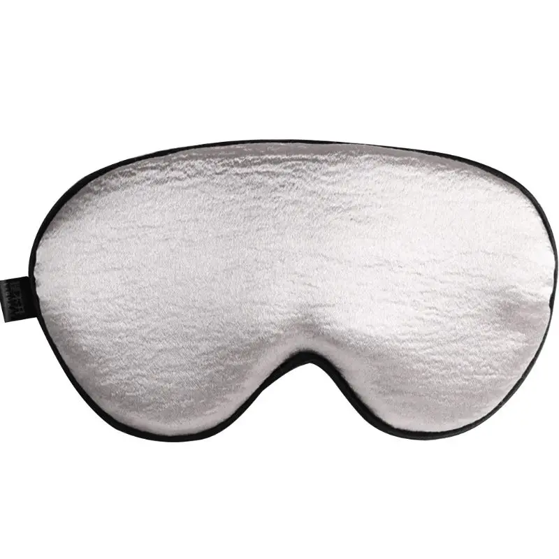 Unisex Satin Silky Sleep Eye Mask Glitter Shimmer Solid Color Travel Portable Adjustable Strap Blindfold Smooth Night Eyeshade - Цвет: 05