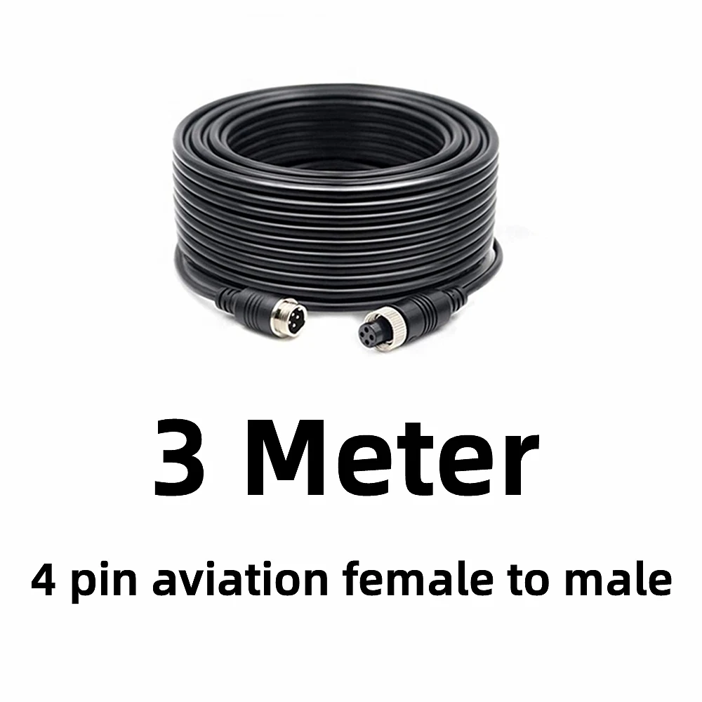 Круговой Водонепроницаемый 4-контактный авиационный 3M Мужской Женский Разъем