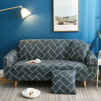 

Sofa Cover for Living Room Stretch Corner Elastic All-inclusive Couch Covers Blankets Sectional Slipcover Decor 1/2/3/4 Seater