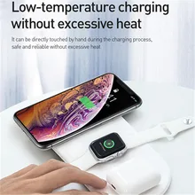 Три-в-одном Беспроводное зарядное устройство для Apple Watch 1 2 3 4/iPhone зарядная док-станция зарядное устройство для телефона быстрое зарядное устройство беспроводной зарядное устройство pad