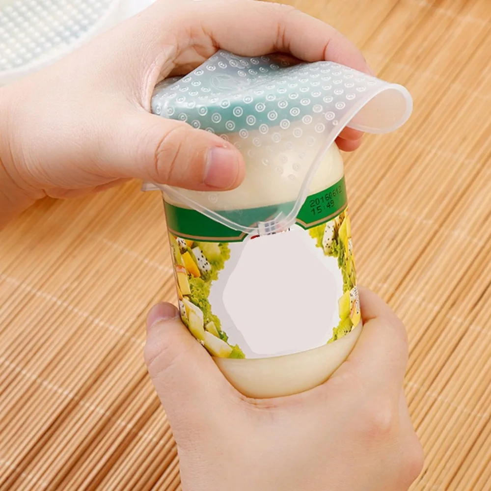 Силиконовое уплотнение чаши крышка пищевой консервантной пленки прозрачная пластиковая пленка для холодильника пищевая микроволновая нагревательная крышка
