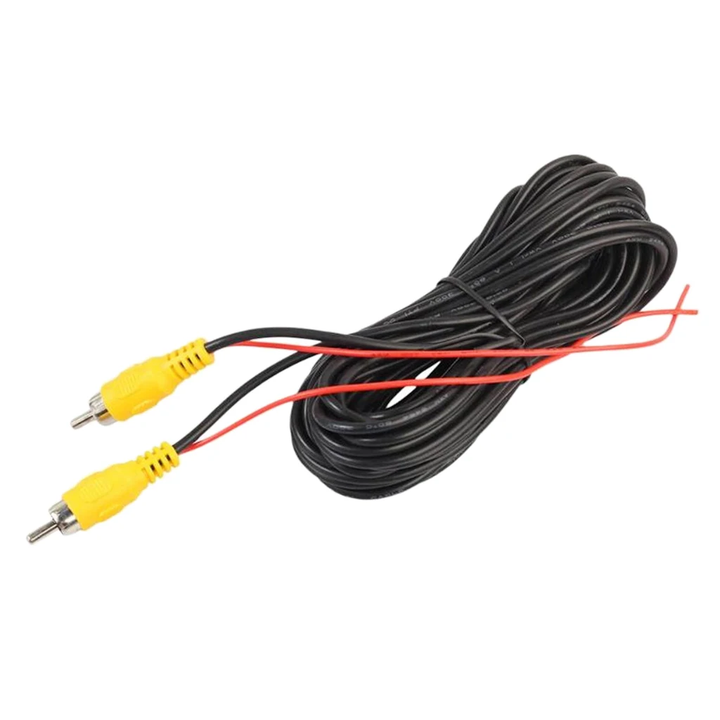 6m Car RCA Video Extension Cable Wire for Rear View Parking Camera IP67 6m Car RCA Video Extension Cable Wire for Rear View Parking Camera IP67