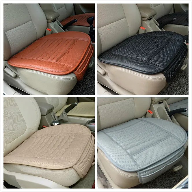 Universal Auto Car Front Seat Breathable PU Leather Cushion Protector Mat New Style 2021 - Image 3