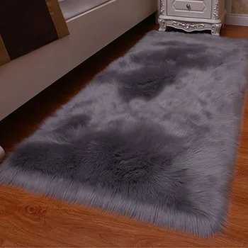 

Shaggy Carpet For Living Room Home Warm Plush Floor Rugs fluffy Mats Kids Room Faux Fur Area Rug Living Room Mats Silky Rugs New