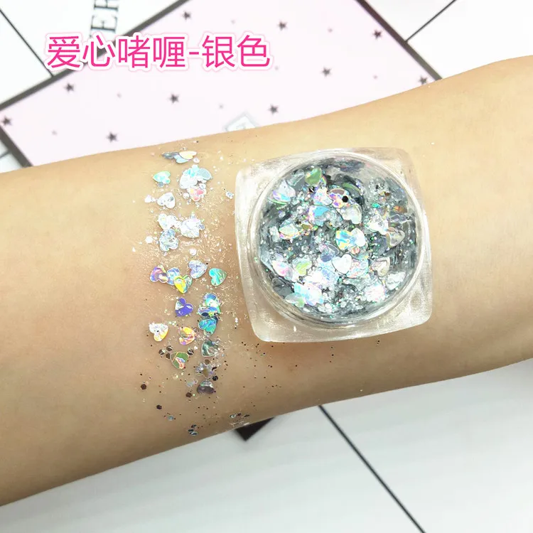 Блестящая блестящая жидкая краска для лица Maquiagem Eye Pigmento Para Os Olhos Mermaid Cream хайлайтер Осветляющий макияж блеск для глаз - Цвет: 004