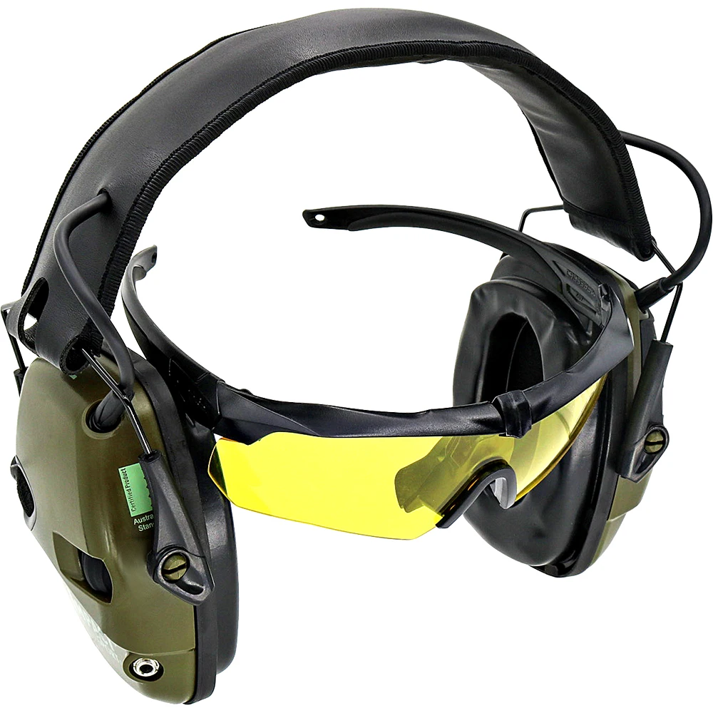 

Tactical Electronic shooting earmuffs Anti-Noise Amplification Hearing Protection Headset Sightlines Ear Pads