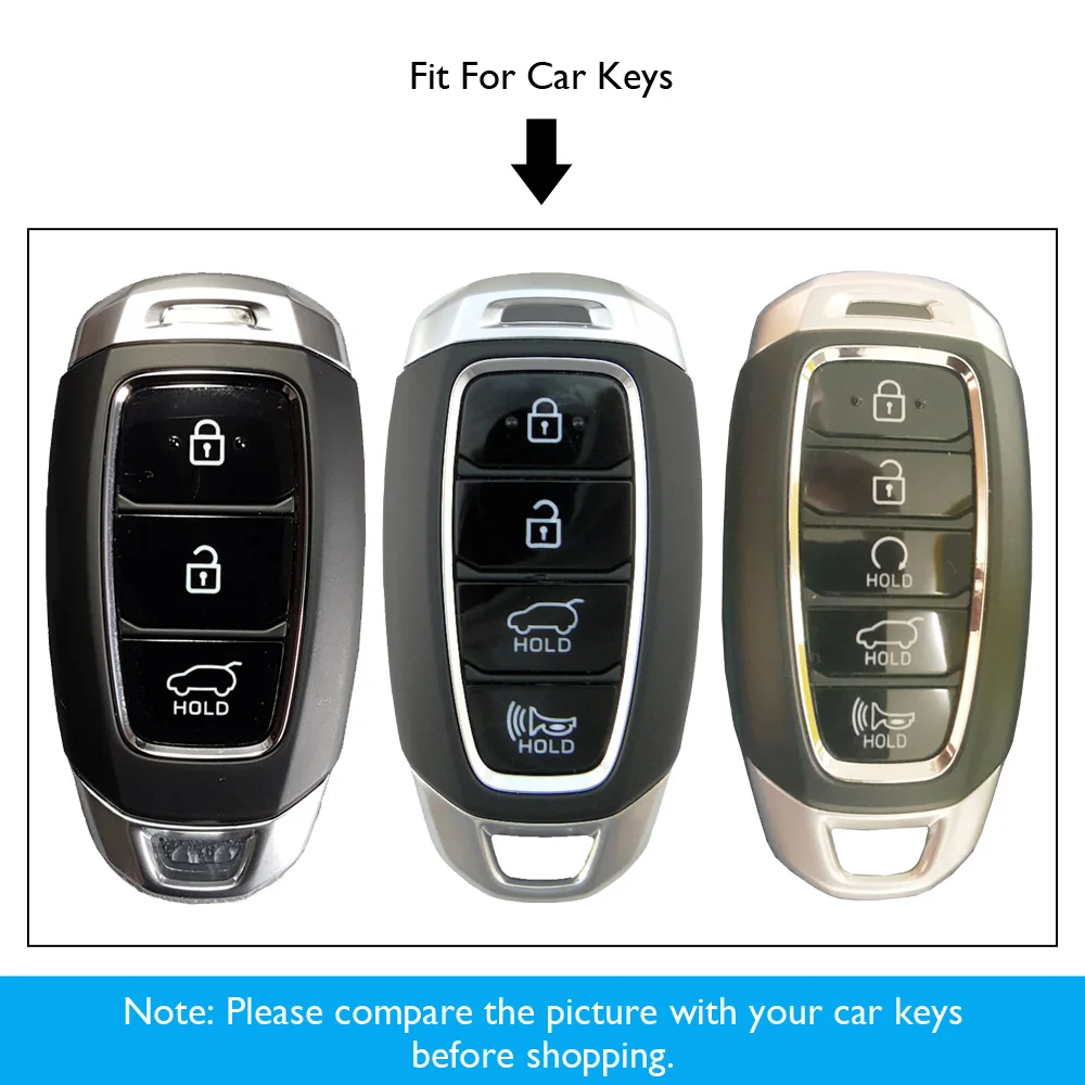 Карбоновый силиконовый чехол для ключей от машины для hyundai Elantra GT Kona Santa Fe Veloster смарт-пульт дистанционного Fob крышка протектор ключей сумка