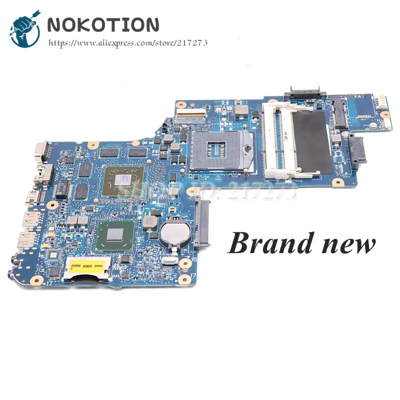 NOKOTION Фирменная Новинка H000052580 основная плата для Toshiba Satellite C850 L850 15,6 Экран материнская плата для ноутбука HD7670M+ HD4000 DDR3