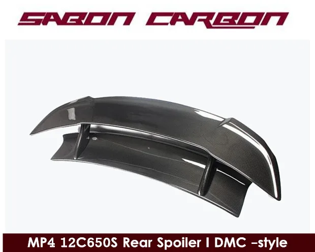 Per Mclaren Mp4 12C 650S Dm Style Spoiler Posteriore In Fibra Di Carbonio Gt Wing Car Styling